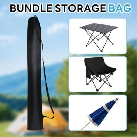 Housse de parasol de plage, protection solaire, résistante, avec bandoulière (1/4)
