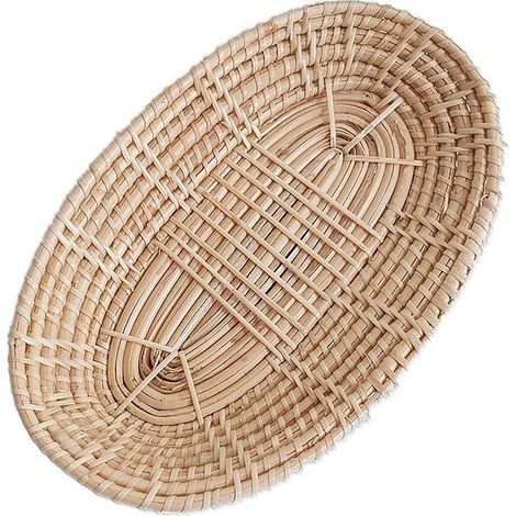 Panier À Pain - Panier Tissé En Osier Naturel - Pour Servir Du Pain, Des Fruits Ou Des Apéritifs - Dimensions 20 x 15 x 10 cm - 1 Pièce (1/5)