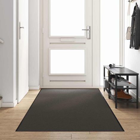 vidaXL Tapis d'entrée Anthracite et noir 120 x 400 cm 100% Polyamide (1/5)