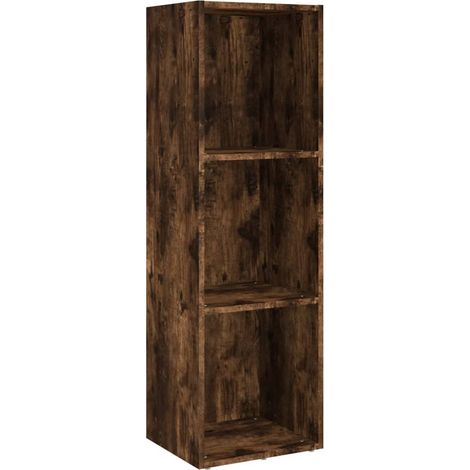 Maison Exclusive - Bücherschrank/TV-Schrank Räuchereiche 36x30x11