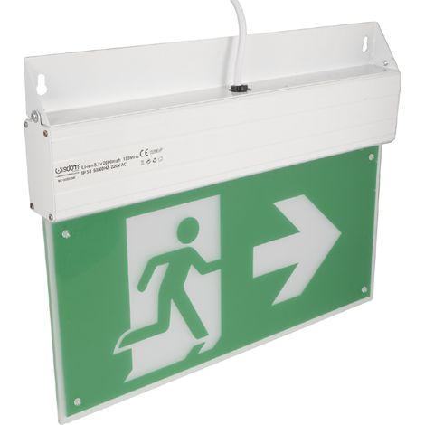 Lampada led per segnaletica di sicurezza da 3w 6500K (1/4)