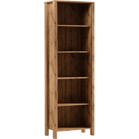 AX LIVING Bücherregal Eiche Iseonia R1 – 66 cm breit, Eiche Wotan