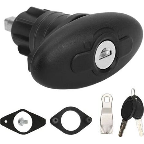 Campervan Cabin Door Lock 30mm – Zinc Alloy and Nylon – Door Thickness 1-35mm – Simple Unlock Mechanism (1/5)
