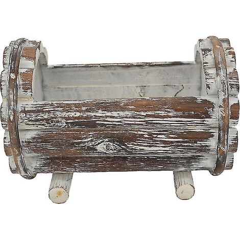 1 Stück Holzblumentopf