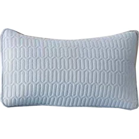 Almohada, de goma, diseño irregular, gel refrescante, para todas las posiciones al dormir. (1/5)