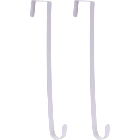 Crochet Pour Couronne - Crochet Métallique Sans Perçage - Pour Porte Intérieure Extérieure - Convient Portes Standard et Hautes - 1 Pièce (1/5)