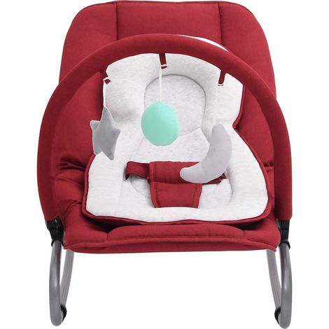 Transat pour bébé Rouge Acier