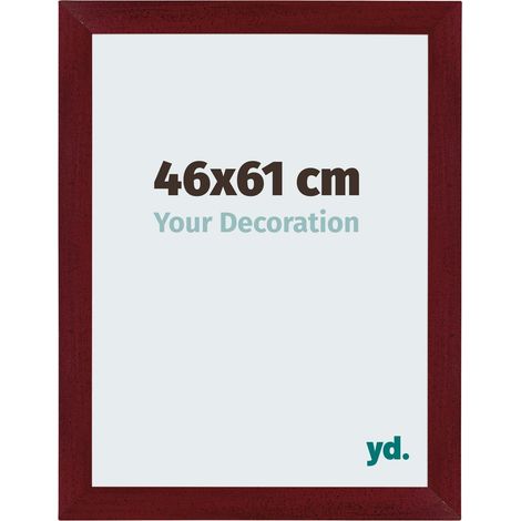 yd. - Cadre photo 46x61 - Vin Rouge Patine - MDF - Mura