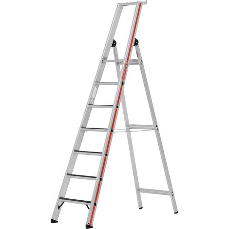 Stehleiter 7 Stufen - Maximale Arbeitshöhe 3.63m - 862607 (1/5)