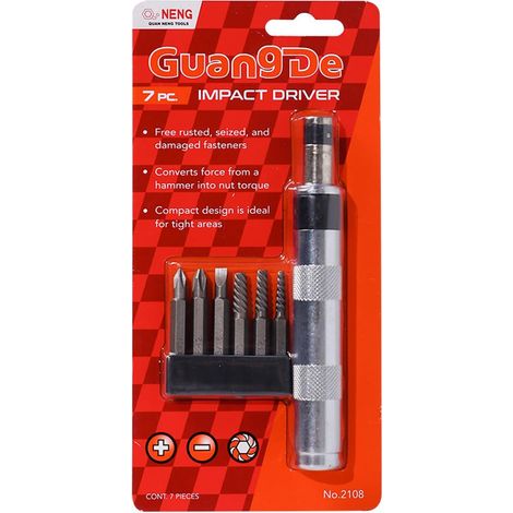 Ensemble d'outils d'extraction de vis au design ergonomique minimisant la fatigue de l'utilisateur lors d'opérations telles que la réparation électronique, tournevis et extracteur équipé d'embouts (1/5)