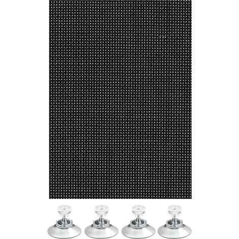 Gardinia Tenda Parasole, Poliestere, Nero, 40x80 cm (1/5)