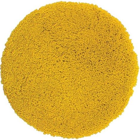 Tapis de bain rond microfibre HIGHLAND 110cm Safran Spirella (1/5)