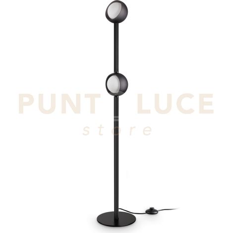 BLOOM LAMPADA DA TERRA A LED 3000K 11W 1400 lm COLORE NERO H.169,5CM
