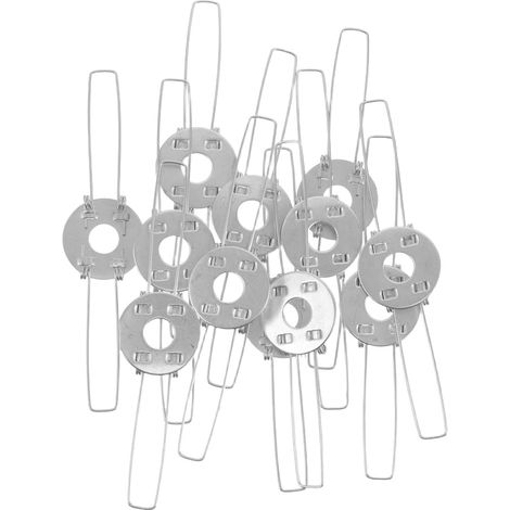 Pince bois 12 pièces 1cm métal, pour bricolage et éclairage (1/5)