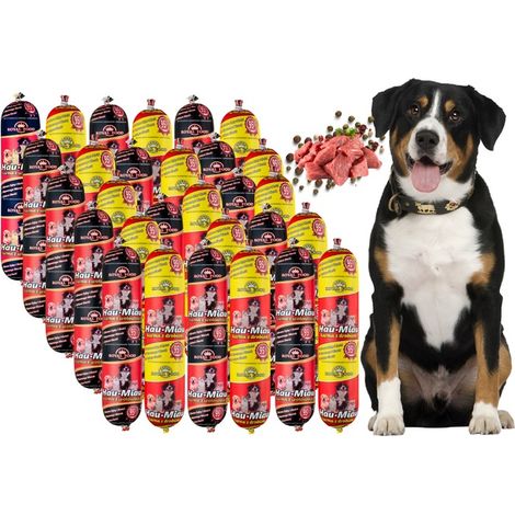 29 x 0,9 kg Hundefutterriegel Royal Food Hau Miau, Geschmacksmischung, 95 % Fleisch