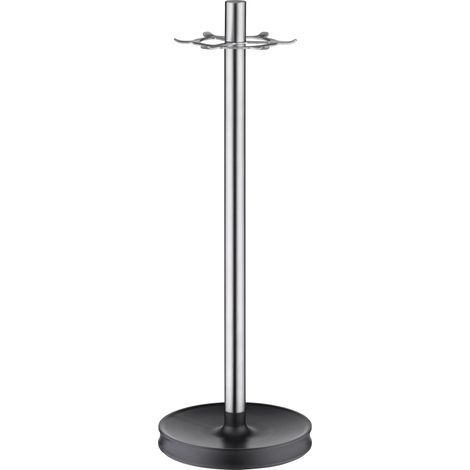 Porte-ustensiles WMF Depot 30 cm, 6 suspensions, support rotatif, acier inoxydable Cromargan, base caoutchoutée