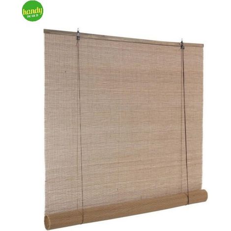 Tenda Pia Marrone 120x260h in Bamboo e Legno (1/5)