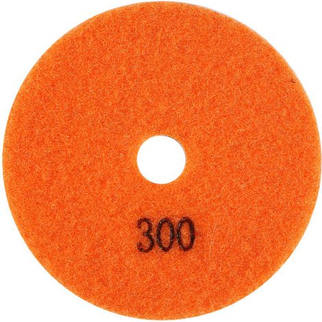 Lot de disques diamantés humides/secs pour polissage granit marbre béton pierre 4 pouces (1/5)