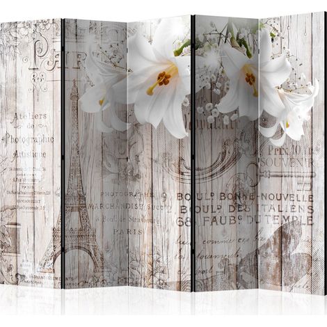 Paravento - Parisian Lilies II [Room Dividers] - 225x172 (1/4)