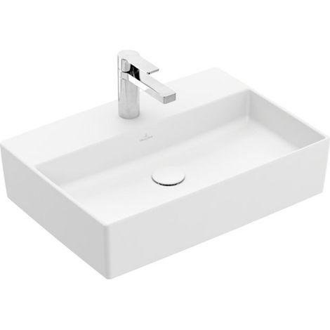 Villeroy & Boch Memento 2.0 Aufsatzwaschbecken, 1 Hahnloch, ohne (1/3)