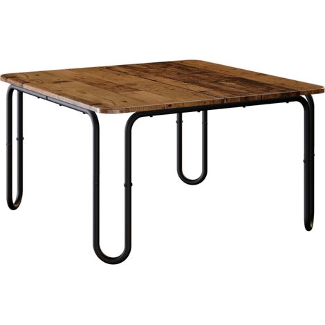 Couchtisch Altholz 79,5 x 79,5 x 45 cm Holzwerkstoff vidaXL (1/5)