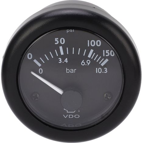 Manomètre de pression d'huile moteur diesel 2 pouces, détecteur de pression de carburant pour générateur automobile 8-32 V 24 V (1/5)