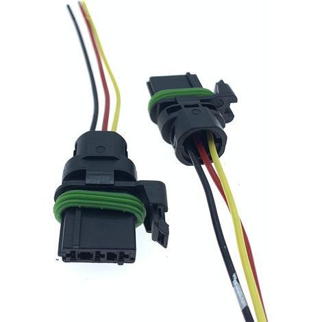 3P connector for headlight height adjustment motor wiring harness of Nissan Sylphy and Bluebird cars (1/4)