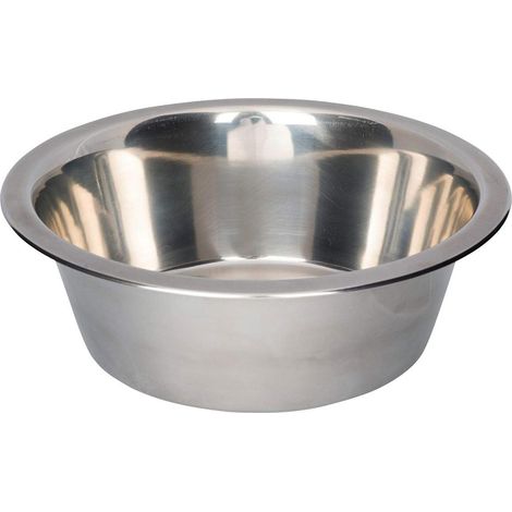 TRIXIE GAMELLE POUR CHIEN EN ACIER INOXYDABLE AVEC BASE EN CAOUTCHOUC ZOO TX-24844