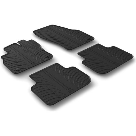 Set tappeti su misura in gomma - compatibile per  Audi Q3 (01/1907/25) -  Audi Q3 Sportback (10/1907/25)