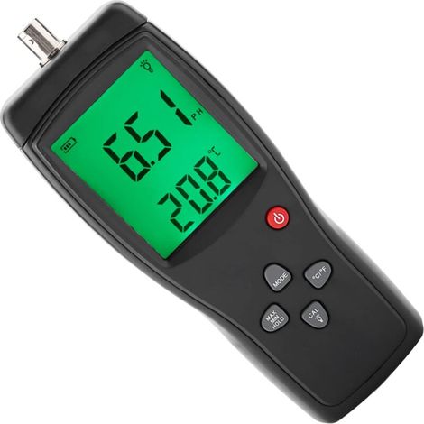 Testeur de PH SMART SENSOR AS218, 0.0014.00PH ± 0.PH Dispositif de Test de PH électronique à Affichage LCD (1/5)
