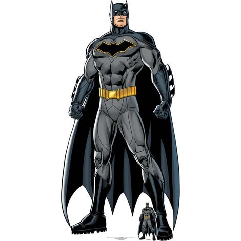 Figurine en carton Batman avec sa cape style comics -Haut 189 cm (1/5)