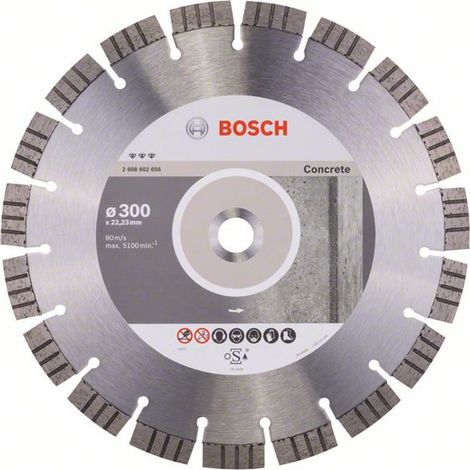 Bosch - Diamanttrennscheibe für Beton 300x22,23 mm 2608602656