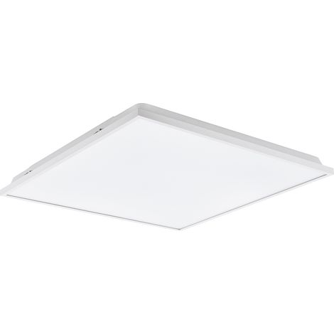 Plafoniera Contemporanea Urtebieta Acciaio Bianco Luce Led Integrato 32W Ip20 (1/2)