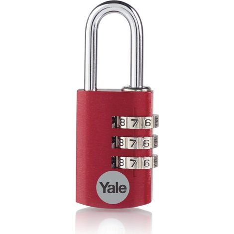 YALE YE3CB/20/121/CO CANDADO DE SEGURIDAD DE COMBINACIÓN COBRE20 MM YE3CB (1/2)