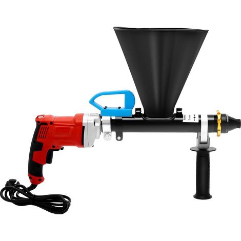 Pistolet À Mortier Électrique 700W, Machine À Jointoyer Semi-Automatique, Pompe À Ciment Avec Trémie 23cm Et 2 Buses, Outil Professionnel Pour Portes, Climatisation Et Réparation Murale