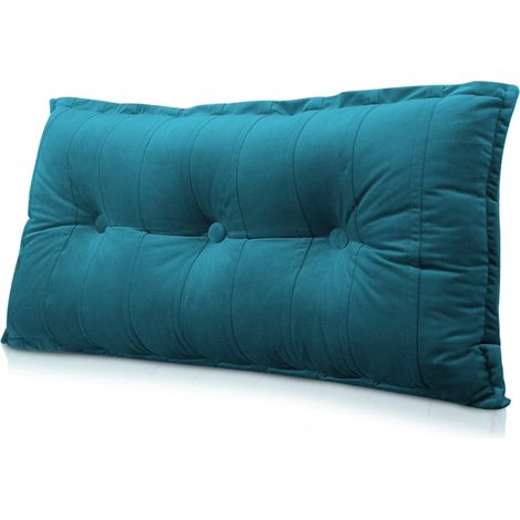 Coj铆n rectangular de apoyo para la espalda - Turquesa Coj铆n rectangular de apoyo para la espalda - Turquesa 100 cm (1/4)