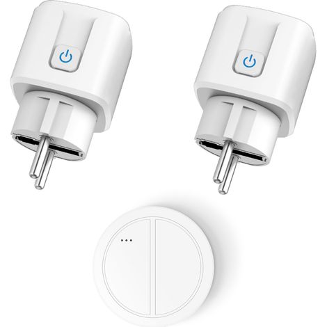 Kabellose Fernbedienungssteckdose, 433-MHz-Funksender, 50 Meter Reichweite, 3500-Watt-Funkschalter, intelligenter Stecker (1/5)