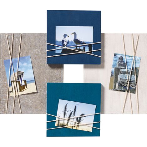 La Casa Galerierahmen blau, für 4 Fotos (1/2)