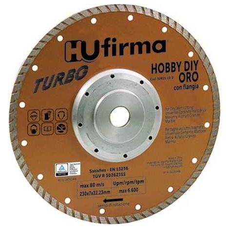 Disques Diamantés Turbo Ø mm.230
