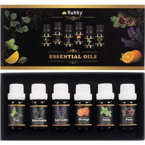 Aceite esencial - juego de 6 uds. 10ml Ruhhy 21939 (1/5)