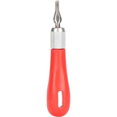 Couteaux à sculpter - - Lot de 2 - Plastique et acier inoxydable - Rouge (1/5)