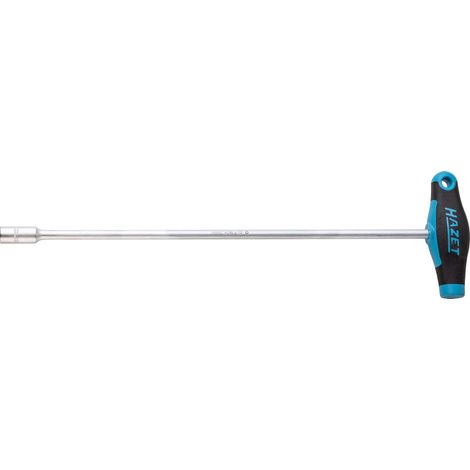 Douille ∙ avec manche en T 428LG-10 ∙ Profil à 6 pans extérieurs ∙ Taille 10 mm (1/2)
