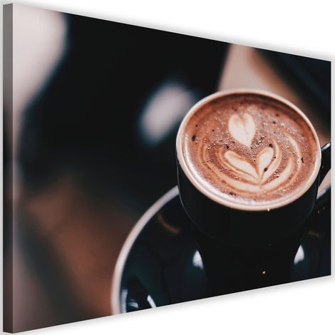 Feeby Modernes Wandbild Braun Schwarz Weiß 60 x 40 cm