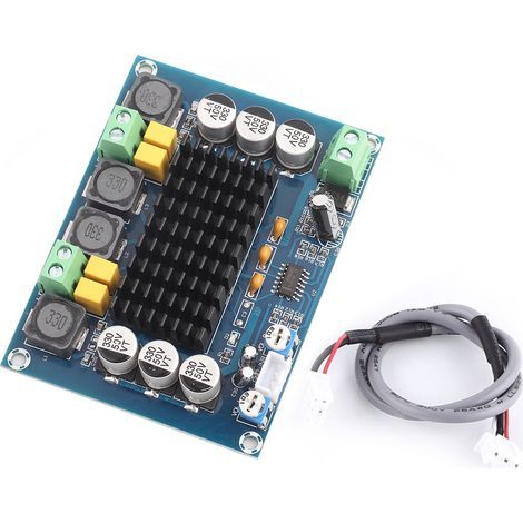 Amplificateur Audio Numérique Stéréo 120W+120W Haute Puissance DC12-26V (1/5)