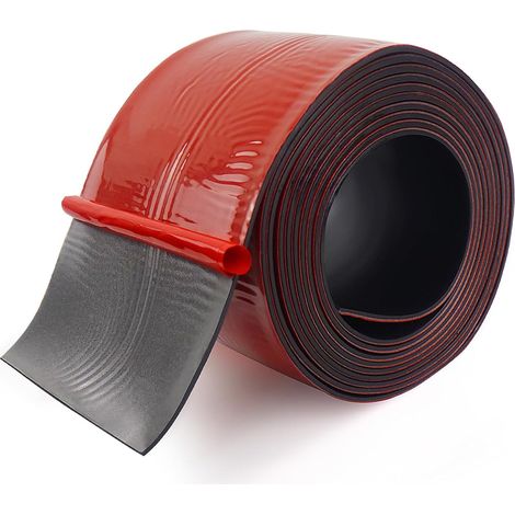 Bande Caoutchouc Adhesive, Dos Solide Adhésif Feuille Rouleau, Parfait pour Les Joints d'étanchéité, Le Rembourrage et la réduction des Vibrations (80mm X 1.5mm X 3m) (1/5)