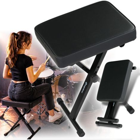 Banco, asiento, silla o taburete para piano SUPRIMO XC para músicos, color negro, hasta 100 kg. (1/5)