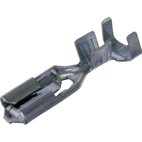 Cosse clip 4.8 mm x 0.5 mm Neutrik NLFASTON 180 ° non isolé métal 1 pc(s) X39961 (1/4)