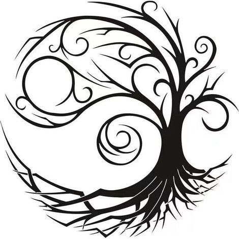 Metal Wall Art, Art Deco Tree of Life Silhouette Wall Decoration, Suitable for Living Room, Garden, Bedroom, 3030cm (1/4)