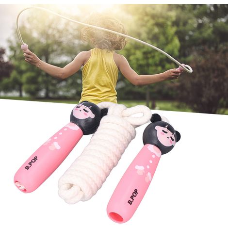 Corde à sauter à motif dessin animé pour enfants, corde à sauter sportive pour les élèves du primaire, corde à sauter à motif dessin animé pour les débutants en maternelle, style princesse ajustable (1/5)