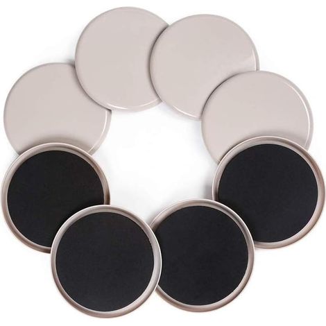 Lot de 16 patins de déménagement pour moquette, diamètre 8,9 cm (3,5 pouces), pour faciliter le déplacement des meubles. (1/5)